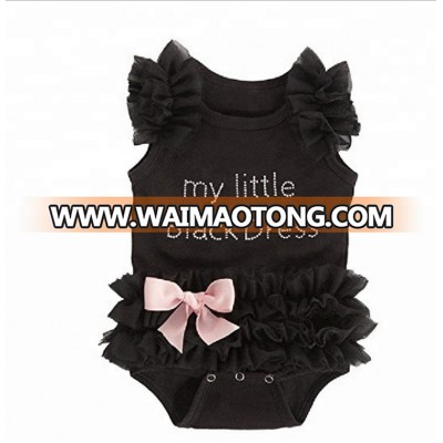 100% cotton fabric infant baby romper clothing smocked romper outfits