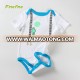 Newborn Infant Age Group Boys Clothing Short Sleeve Cotton White Baby Romper